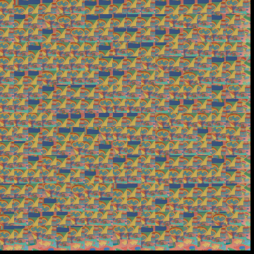 Overlapping Patches Quilted Pastel Image