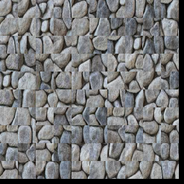 Random Sampling Quilted Stone Image
