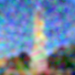 Gaussian Blur Denoising at t=250